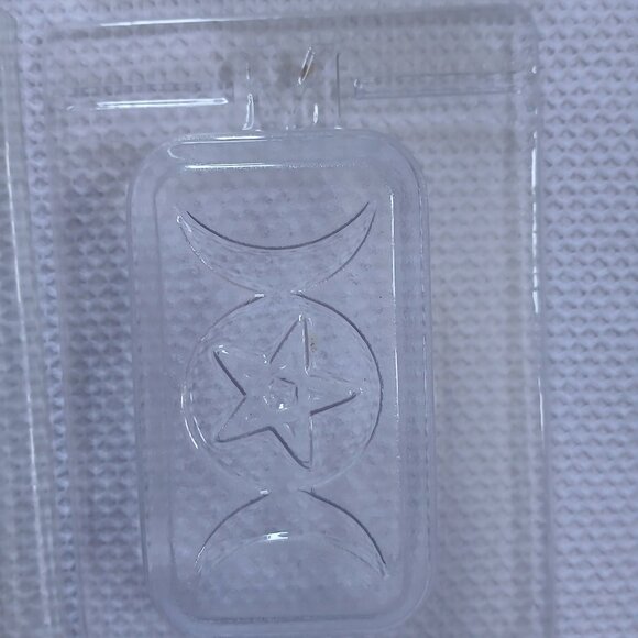 Lot of Six Soap Molds Moulds Witch Pagan Goddess Pentacle Craft Destash - Picture 7 of 7